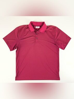 Grand Slam Men's‎ Performance Striped Golf Polo Shirt Size Large